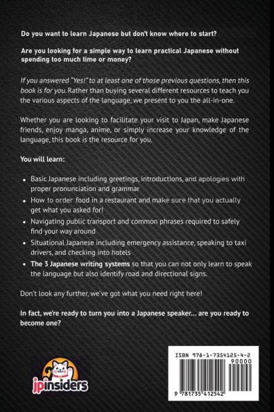 Learn Japanese Book for Beginners