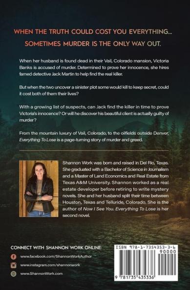 Everything To Lose: 2 (Mountain Resort Mystery)