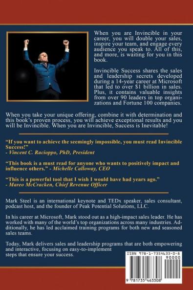 Invincible Success: Sell with Confidence Lead with Purpose & Speak with Impact!
