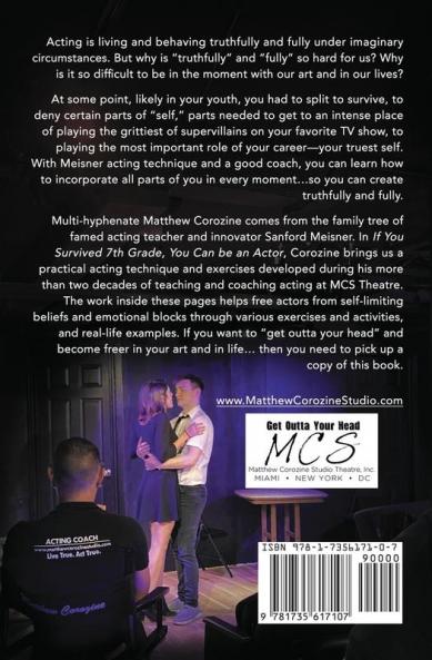 If You Survived 7th Grade You Can be an Actor: Applying The Meisner Technique To Get Outta Your Head in Acting and in Life