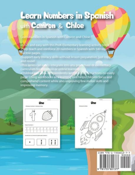 Learn Numbers in Spanish with Camron y Chloe
