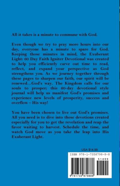Exuberant Light: 60 Day Faith Igniter Devotional
