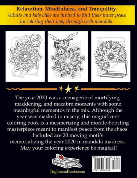 Coloring Order out of Chaos when Hindsight's 2020: A Mandala Coloring Book for Adults
