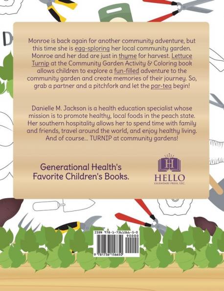 Lettuce Turnip at the Community Garden: Activity and Coloring Book