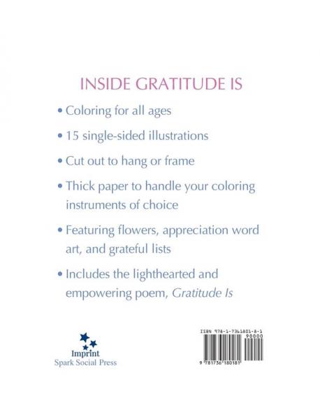 Gratitude Is: Poem and Coloring Book