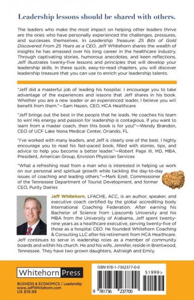 Leadership Treasure: 25 Bits of Gold Discovered From 25 Years as a CEO