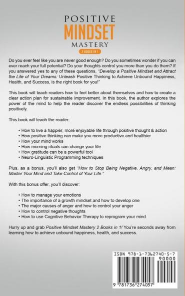 Positive Mindset Mastery 2 Books in 1