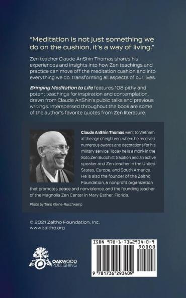 Bringing Meditation to Life: 108 Teachings on the Path of Zen Practice
