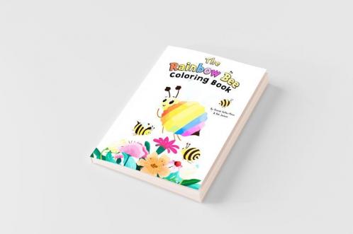 The Rainbow Bee Coloring Book