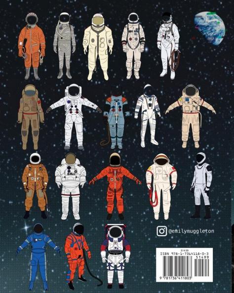 Libro Para Colorear Trajes Espaciales - The Spacesuit Coloring Book (Spanish)