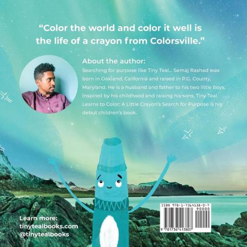 Tiny Teal Learns to Color