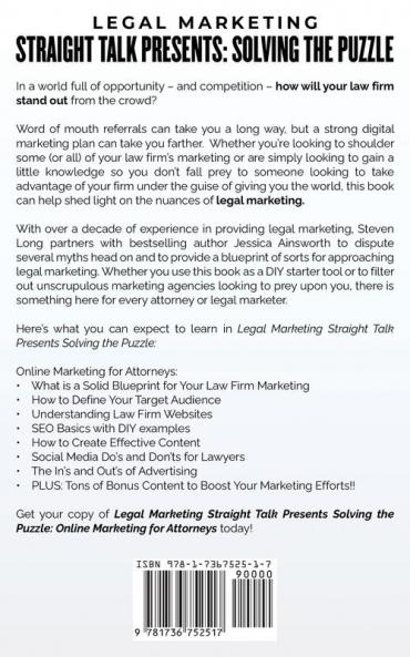 Legal Marketing Straight Talk Presents: Solving the Puzzle - Online Marketing for Attorneys