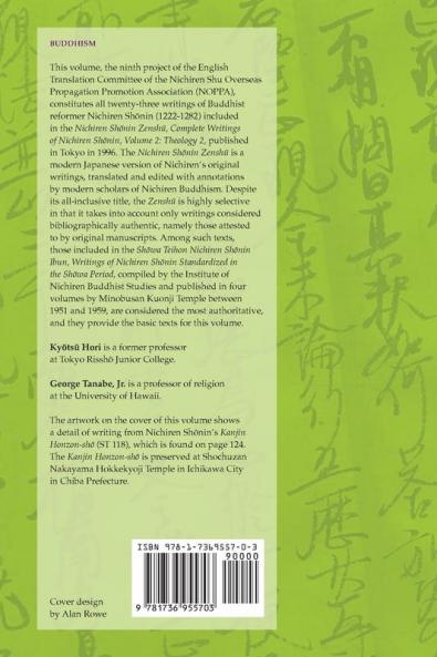 Writings of Nichiren Shonin Doctrine 2