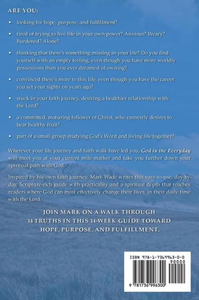 God in the Everyday: A 14-Week Guide toward Hope Purpose and Fulfillment