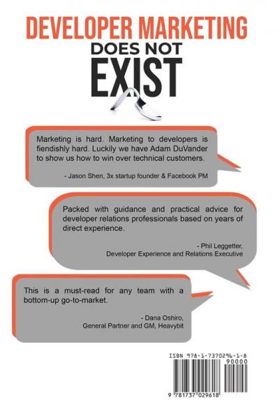 Developer Marketing Does Not Exist