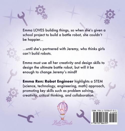 Emma Ren Robot Engineer: Fun and Educational STEM (science technology engineering and math) Book for Kids