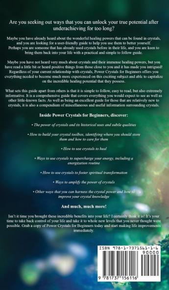 Power Crystals For Beginners: Unlock the Potential in Crystals for Healing Energy and Spiritual Transformation