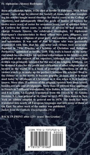 The Practice of Christian and Religious Perfection Vol II
