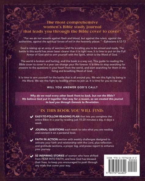 Fear into Faith: 52-Week Bible Study Journal for Women