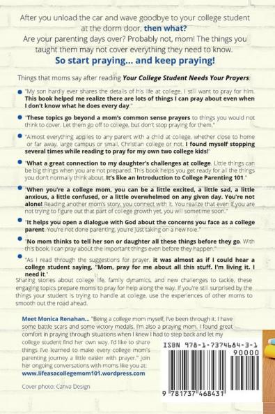 Your College Student Needs Your Prayers: College Moms share reminders of things you might forget to cover