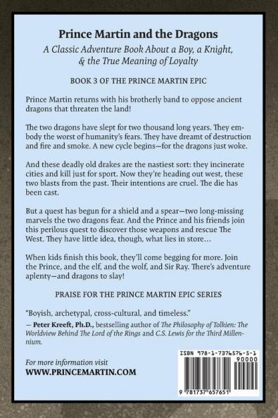 Prince Martin and the Dragons: A Classic Adventure Book About a Boy a Knight & the True Meaning of Loyalty (Grayscale Art Edition): 3 (Prince Martin Epic)