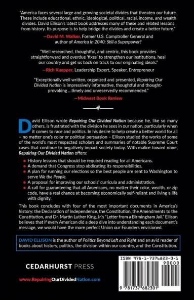 Repairing Our Divided Nation: How to Fix America's Broken Government Racial Inequity and Troubled Schools