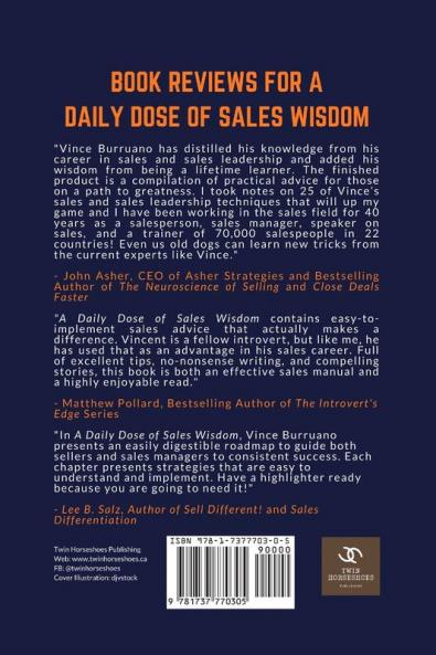 A Daily Dose of Sales Wisdom