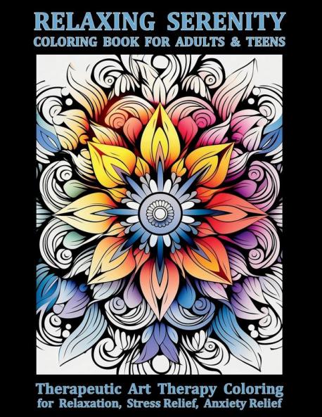 Relaxing Serenity Coloring Book For Adults & Teens