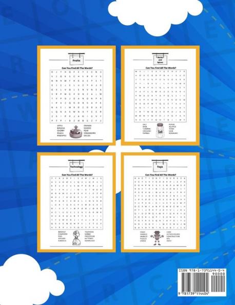 Word Search for Kids Ages 6-8 | 100 Fun Word Search Puzzles | Kids Activity Book | Large Print | Paperback