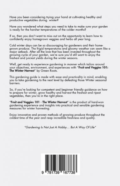 Fruit & Veggies 101 - The Winter Harvest