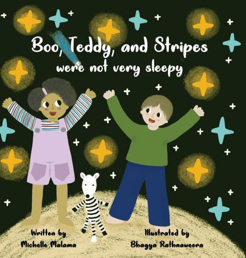 Boo Teddy and Stripes were not very sleepy