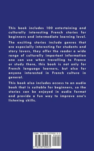 100 French Short Stories for Beginners Learn French with Stories Including Audiobook