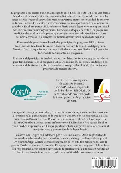 Programa de Ejercicio Funcional integrado en el Estilo de Vida (LiFE) para prevenir caídas - Manual del participante