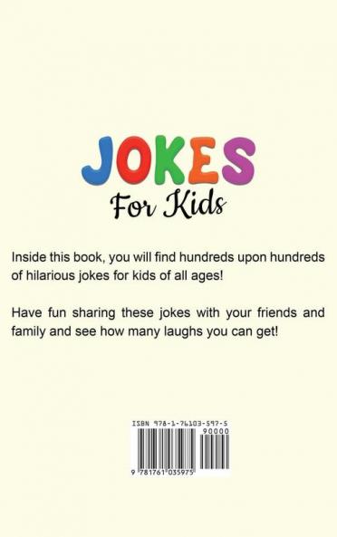 Jokes for Kids: The big book of fun jokes for kids