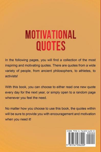 Motivational Quotes: 365 days of the best motivational quotes