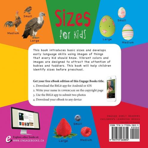 Sizes for Kids age 1-3 (Engage Early Readers: Children's Learning Books)