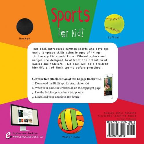 Sports for Kids age 1-3 (Engage Early Readers: Children's Learning Books)