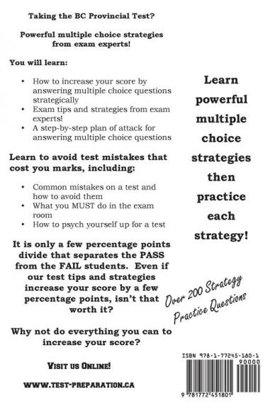 BC Provincial Exam Strategy: Winning Multiple Choice Strategies for the British Columbia Provincial Exam