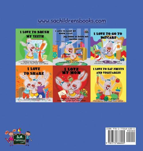 I Love to Sleep in My Own Bed (Danish English Bilingual Book for Kids)