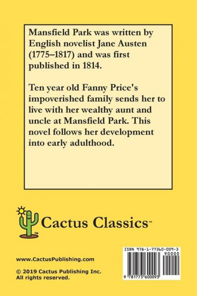 Mansfield Park (Cactus Classics Large Print)