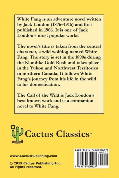 White Fang (Cactus Classics Large Print)