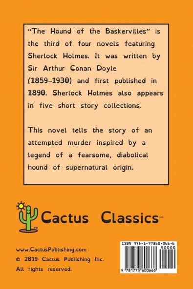 The Hound of the Baskervilles (Cactus Classics Dyslexic Friendly Font)