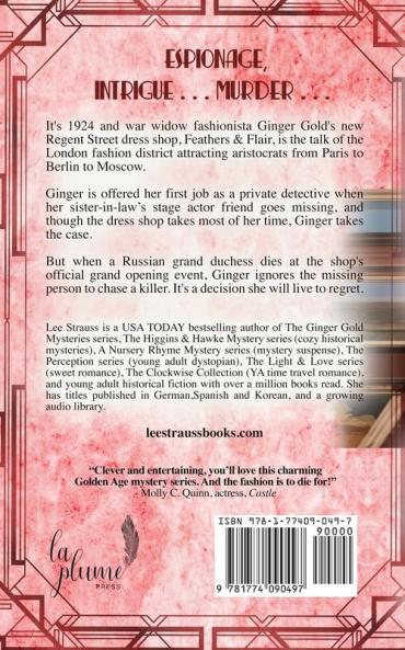 Murder at Feathers & Flair: a cozy historical 1920s mystery: 4 (Ginger Gold Mystery)
