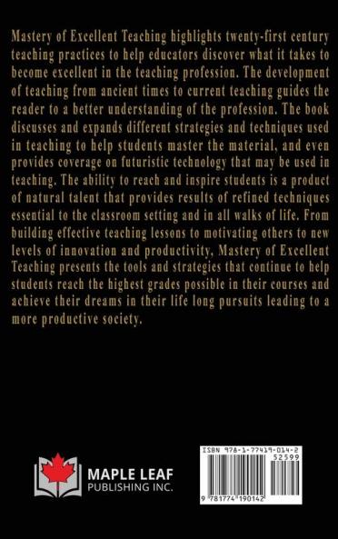 Mastery Of Excellent Teaching