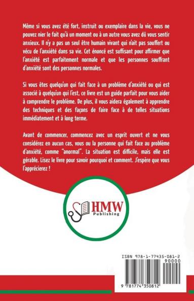 Anxiété et crises de panique: Le meilleur guide pour les débutants pour mettre fin et surmonter la dépression l'anxiété sociale et les pensées ... sans médicaments qui changera votre vie!