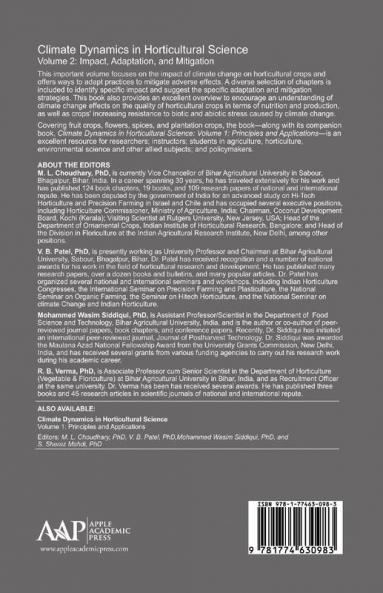 Climate Dynamics in Horticultural Science Volume Two