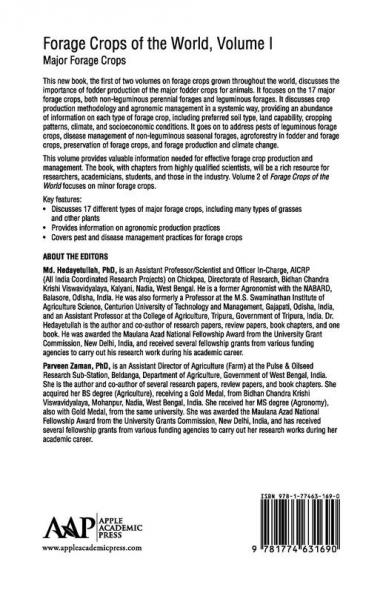 Forage Crops of the World Volume I: Major Forage Crops