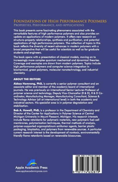 Foundations of High Performance Polymers
