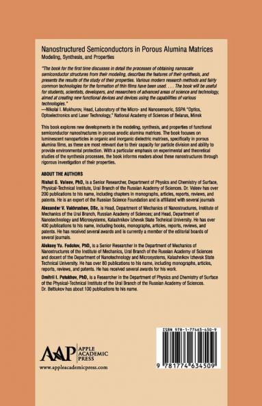 Nanostructured Semiconductors in Porous Alumina Matrices