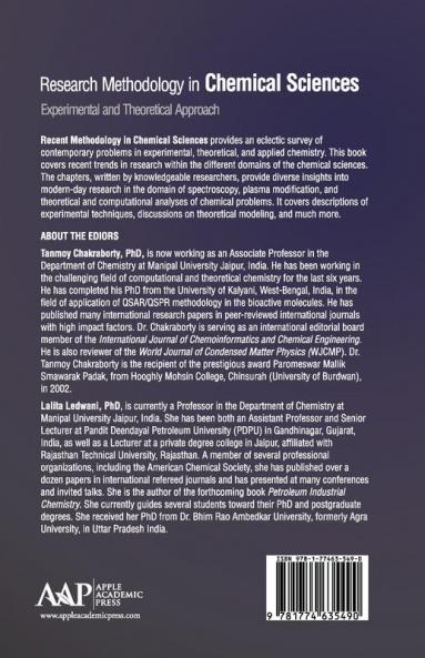 Research Methodology in Chemical Sciences